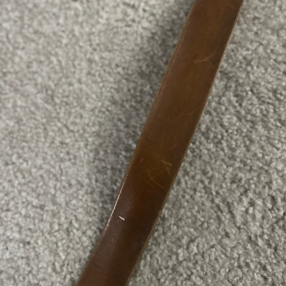 Women’s Gucci Tan Leather Belt (Authentic) - Size 90 - Picture 4 of 9